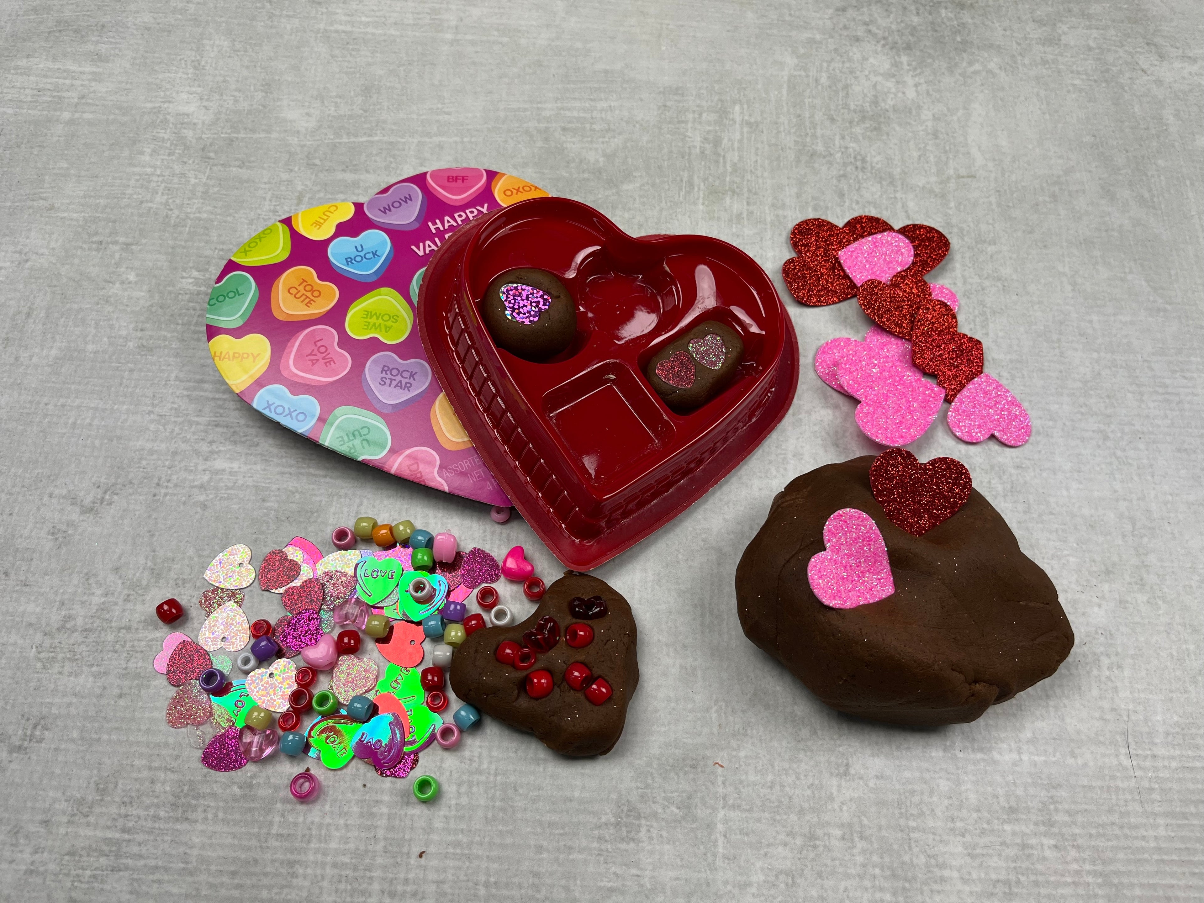 Valentine's Candy Playdough Kit