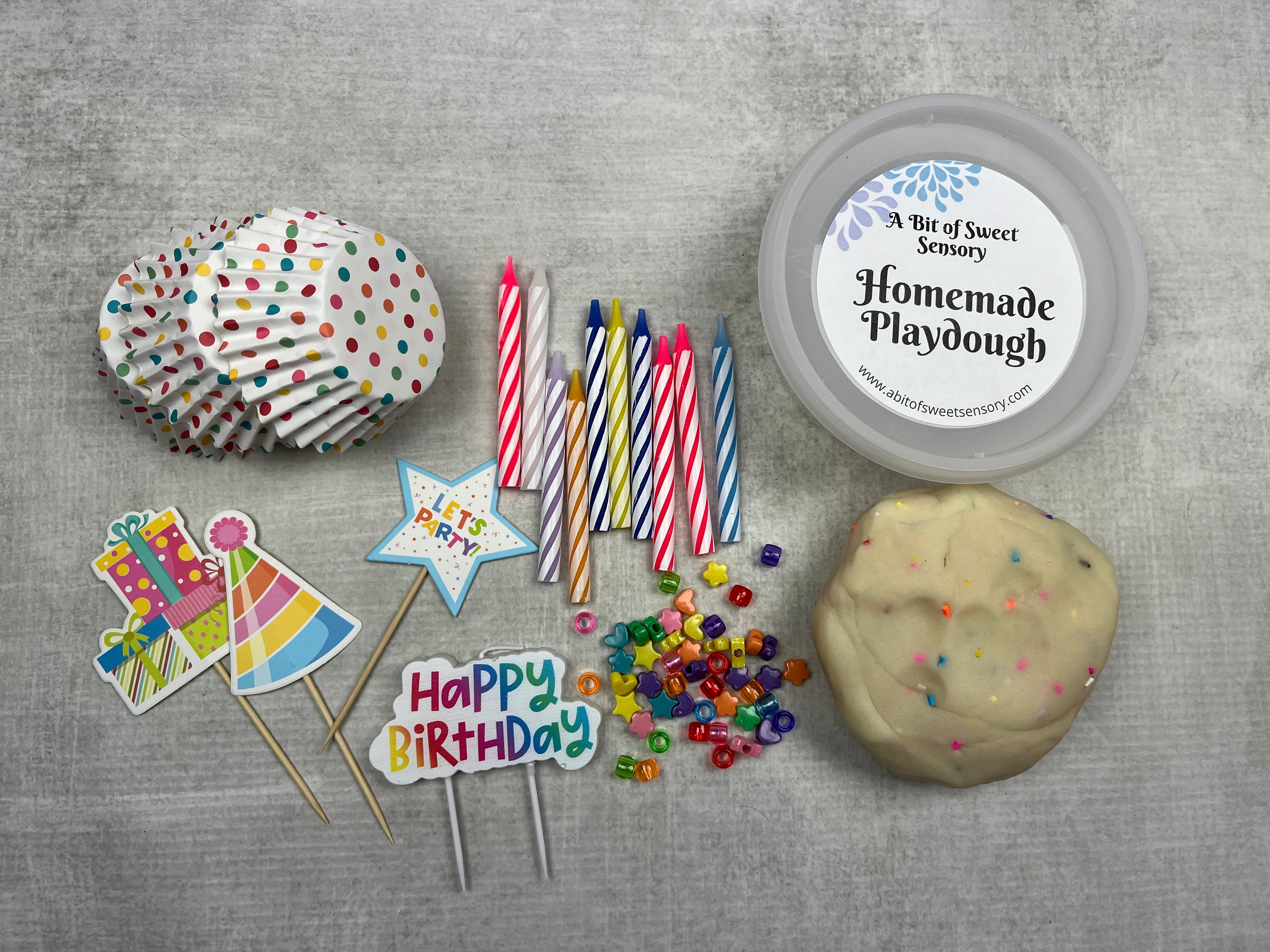 Birthday Cupcakes Playdough Kit