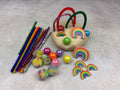 Rainbow Building Playdough Kit