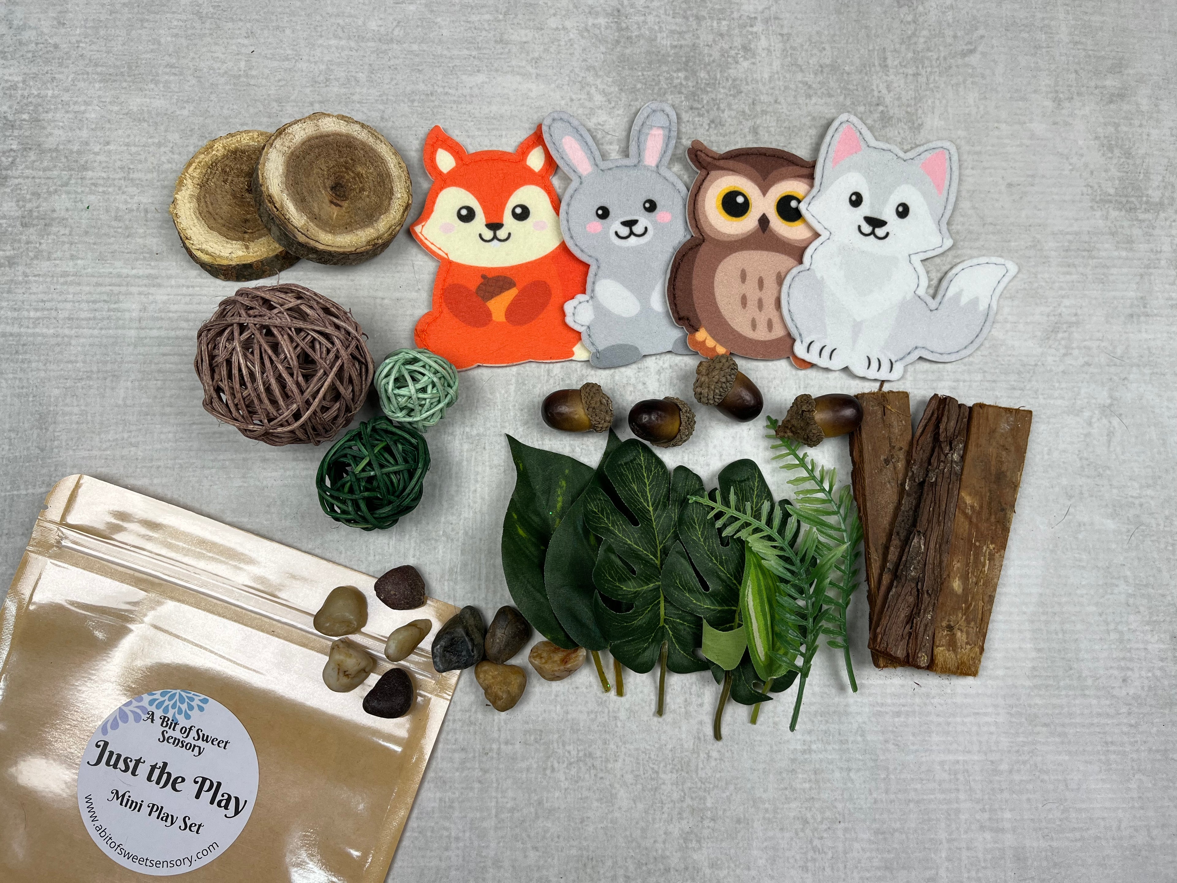 Woodland Friends Just the Play Mini Play Kit