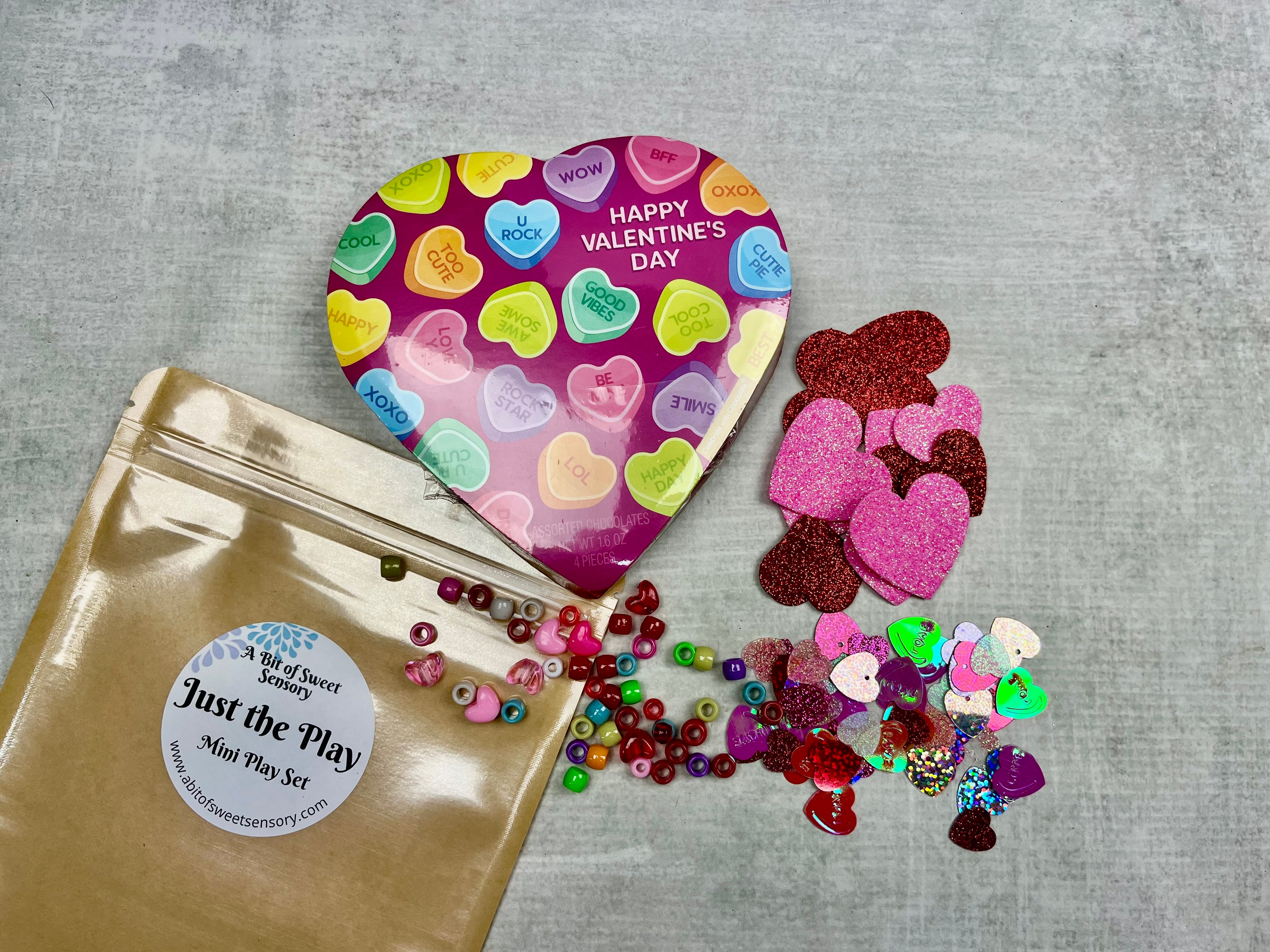 Valentine Candy Just the Play Mini Play Kit