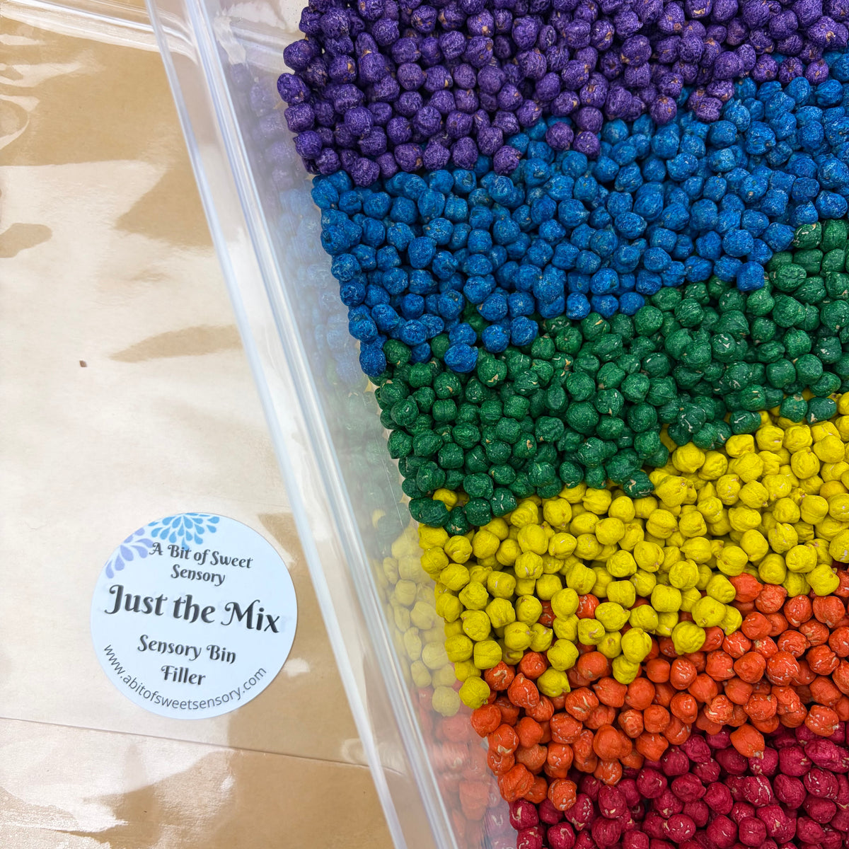 Rainbow! Just the Filler Sensory Bin Filler