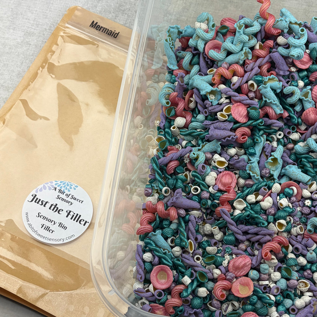 Mermaid Just the Filler Sensory Bin Filler