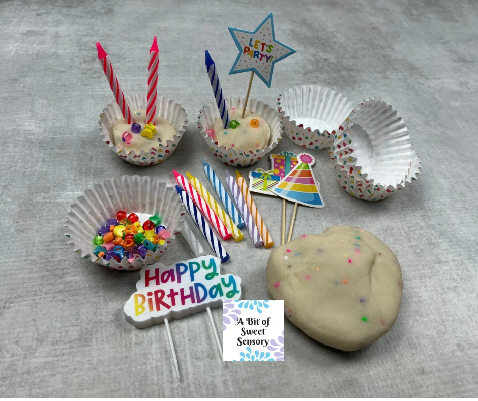 Birthday Cupcakes Playdough Kit