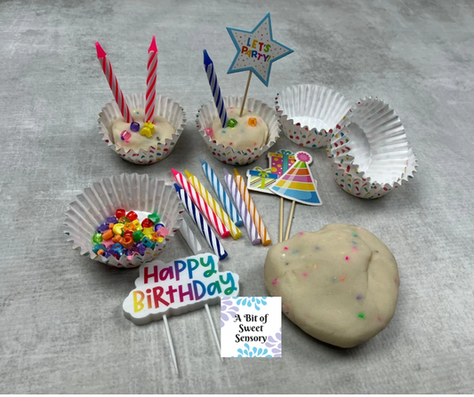 Birthday Cupcakes Playdough Kit