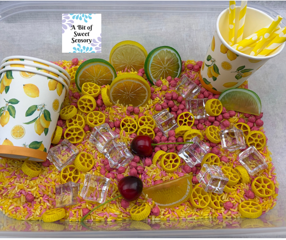 Pink Lemonade Sensory Bin Kit