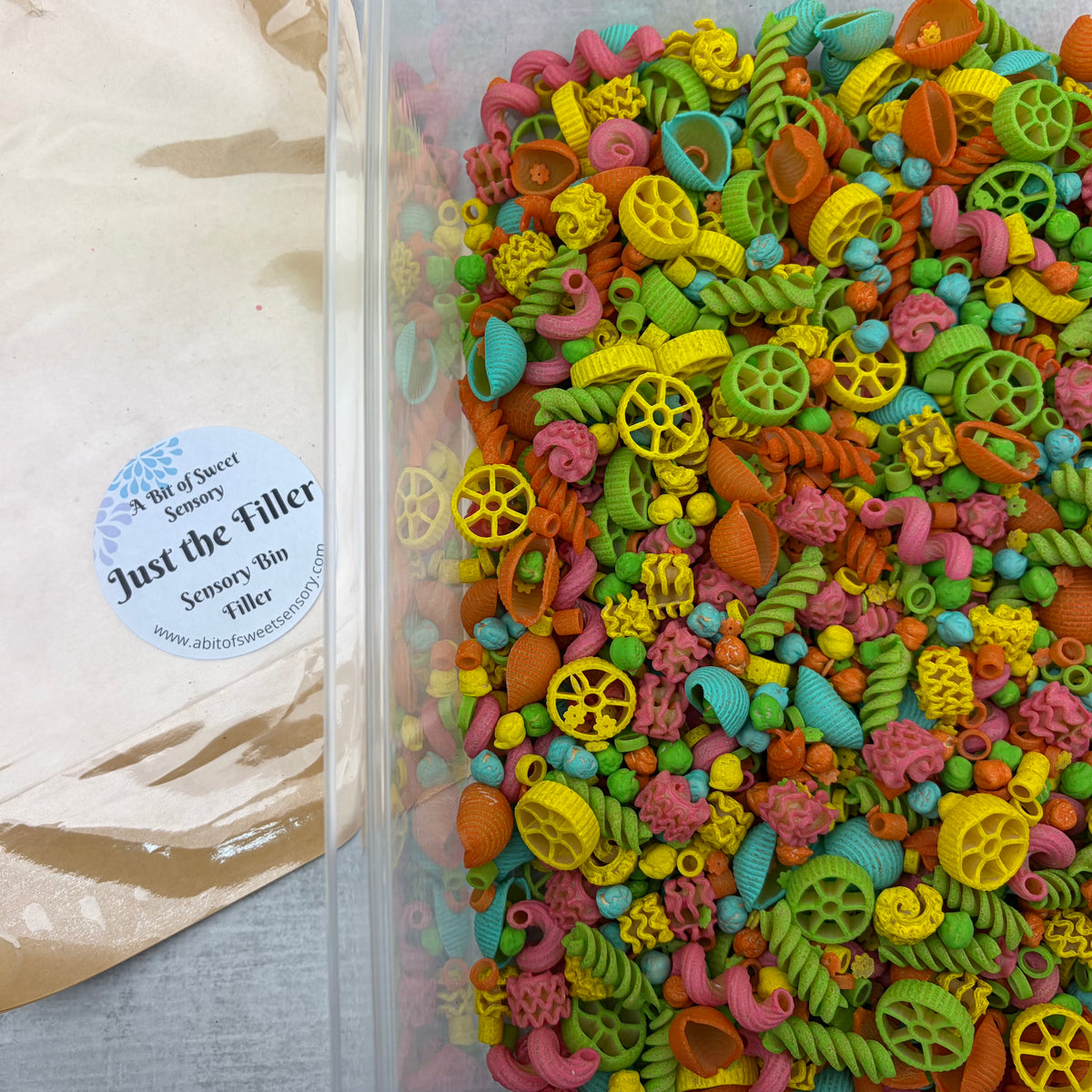 Tutti Fruity Just the Mix Sensory Bin FIller
