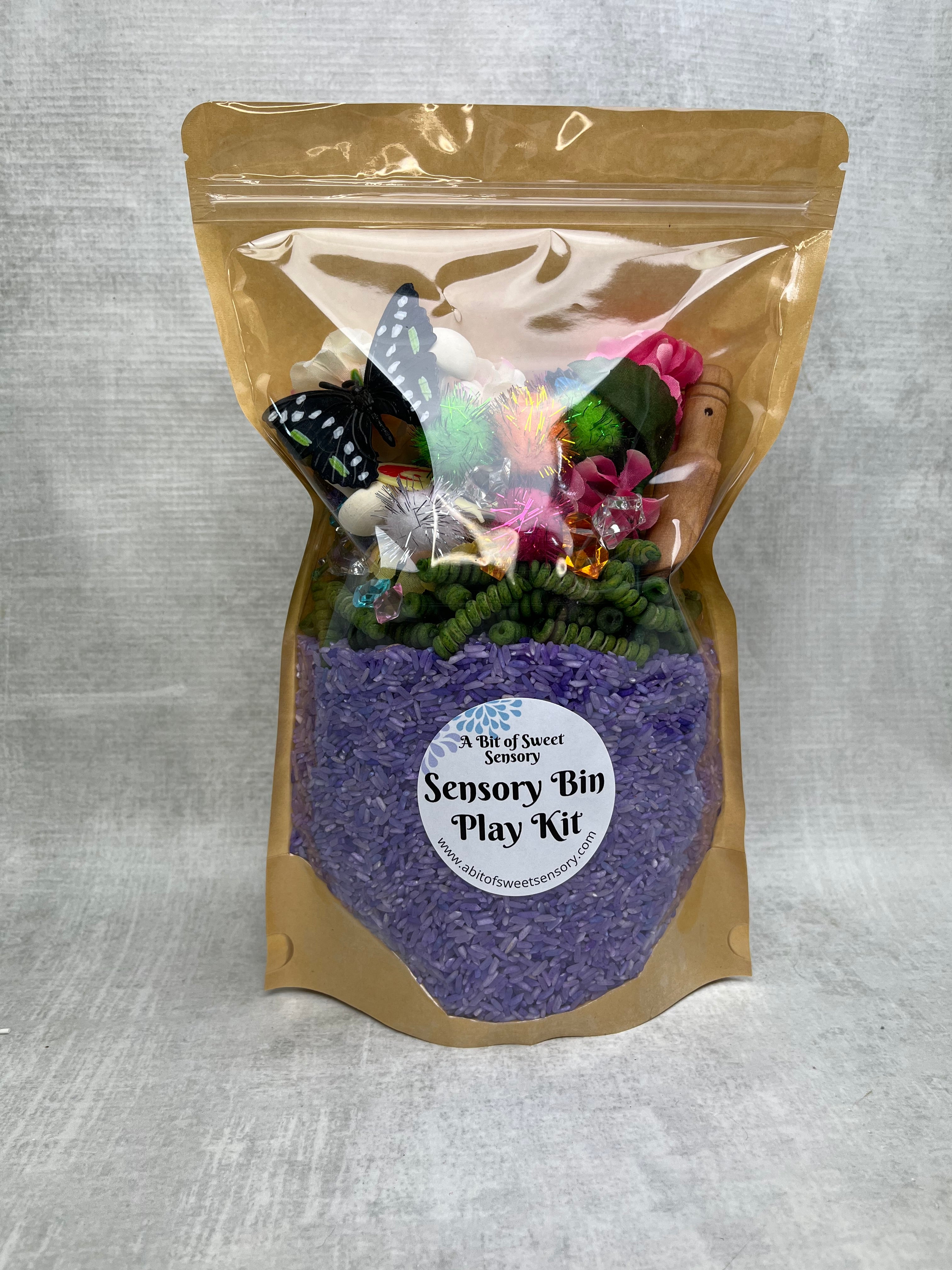 Butterfly Garden Sensory Bin Kit