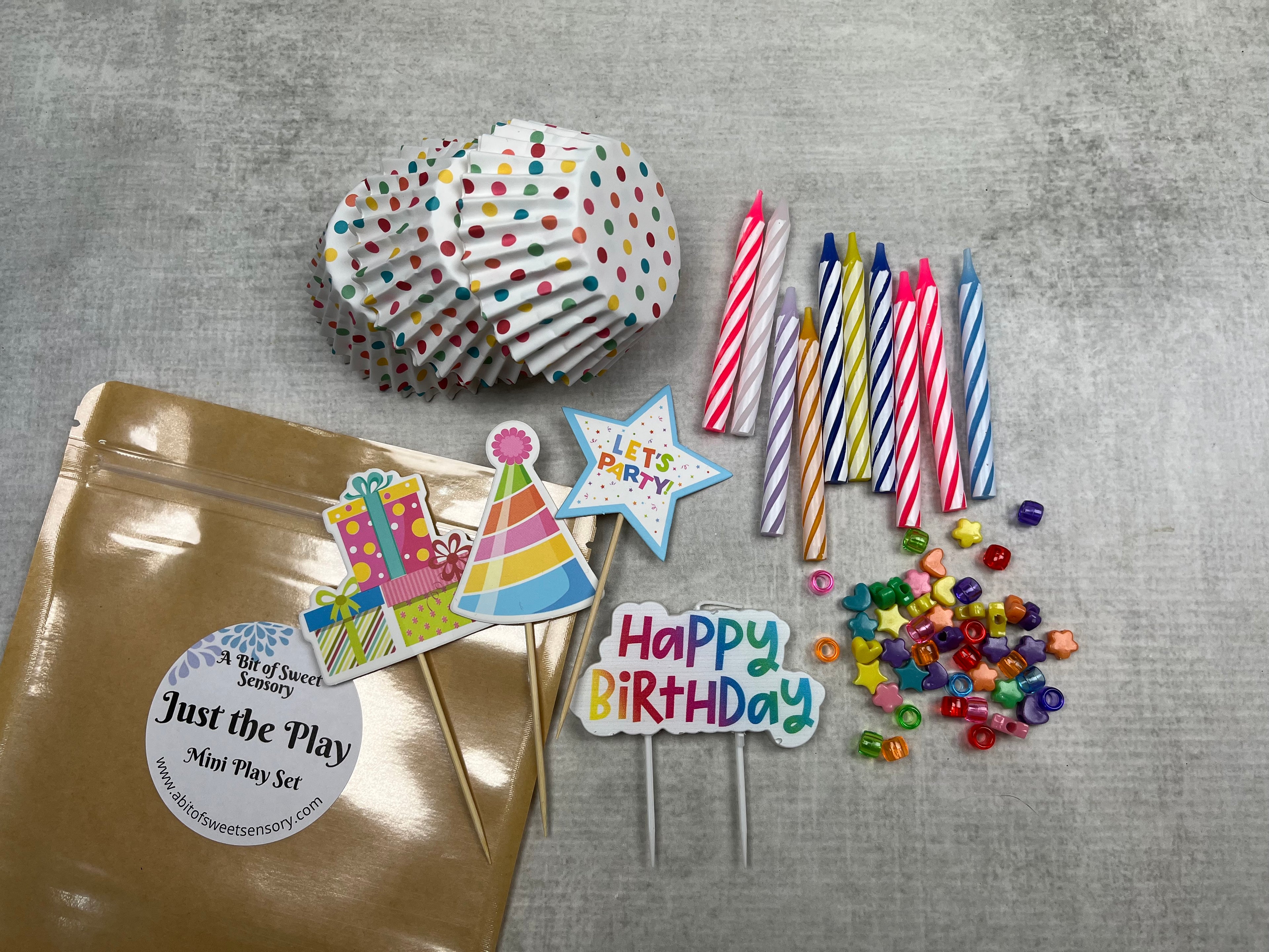 Birthday Cupcakes Just the Play Mini Play Kit