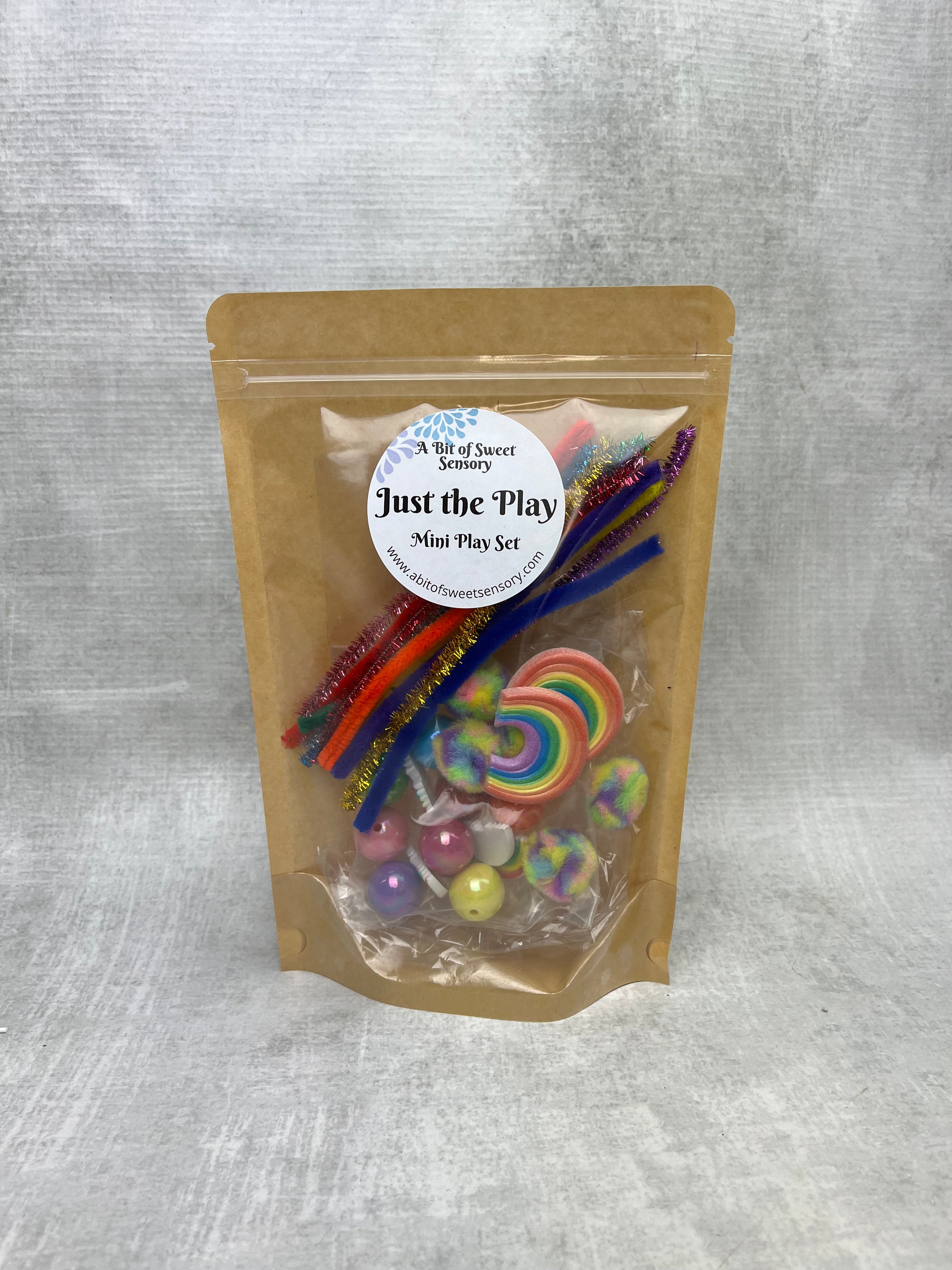 Rainbow Building Just the Play Mini Play Kit