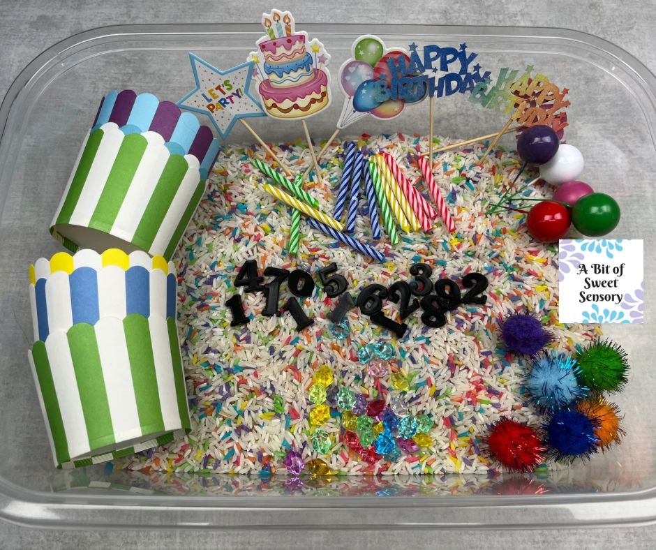 Happy Birthday! Sensory Bin Kit