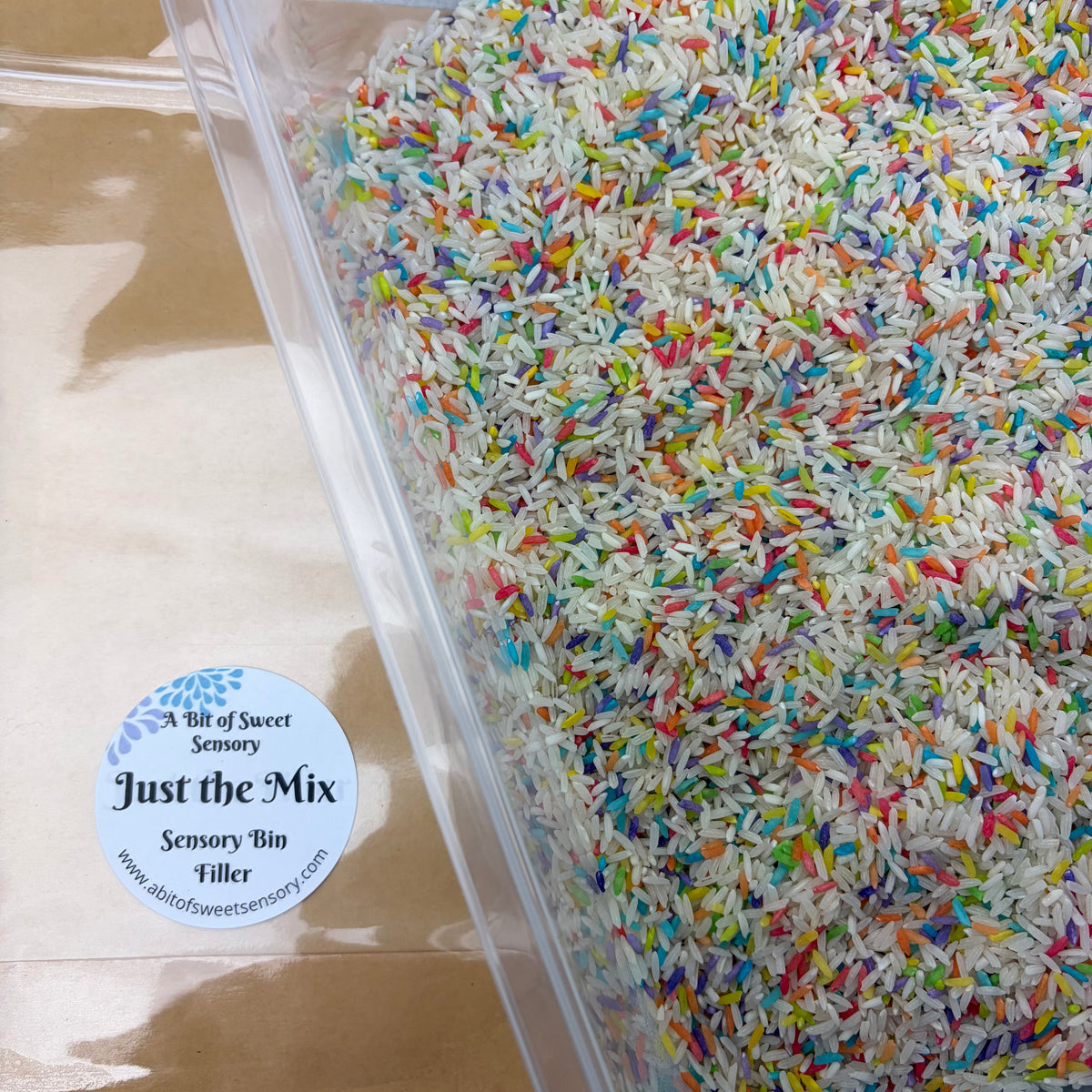 Confetti Just the Mix Sensory Bin Filler
