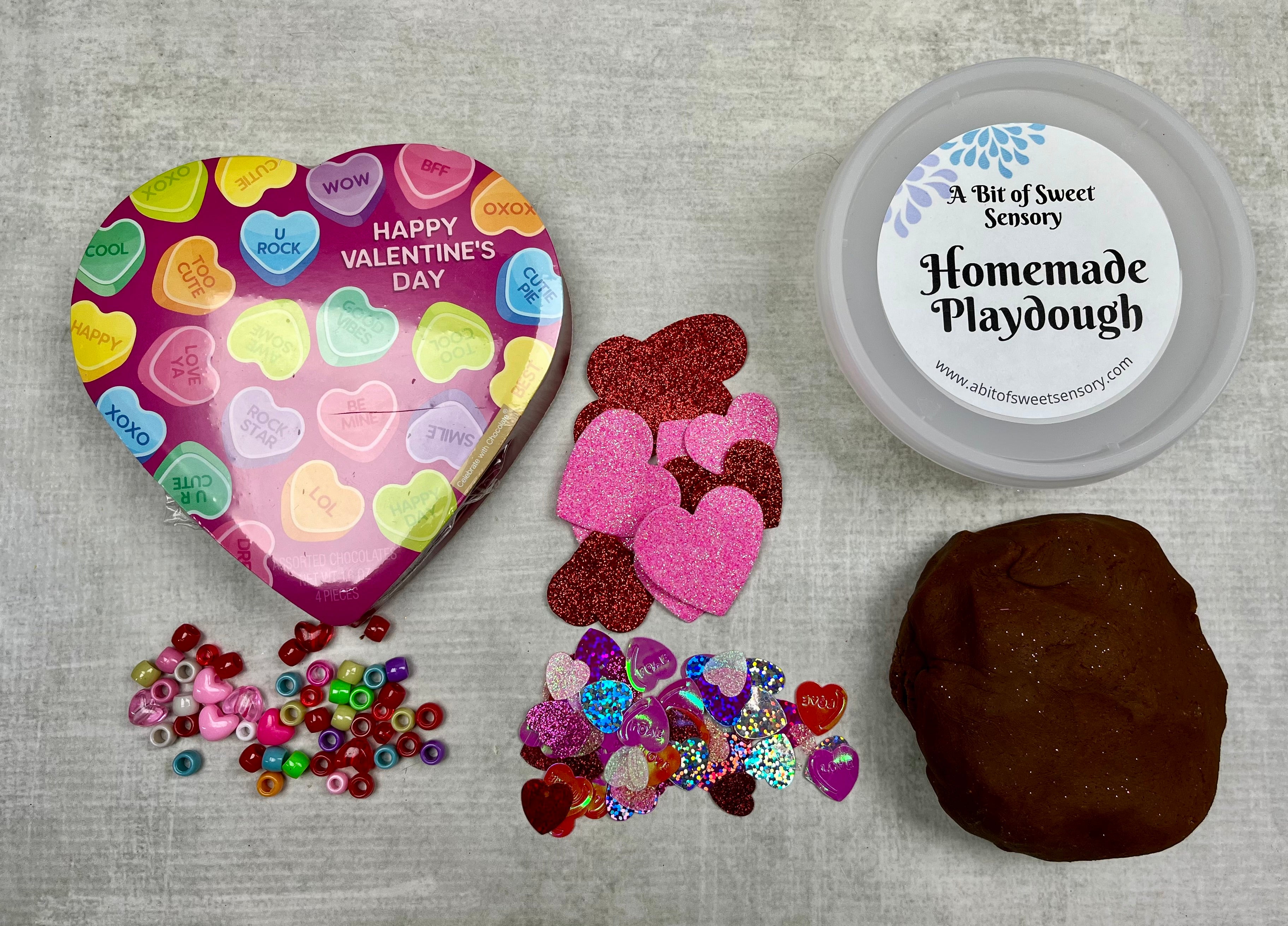 Valentine's Candy Playdough Kit